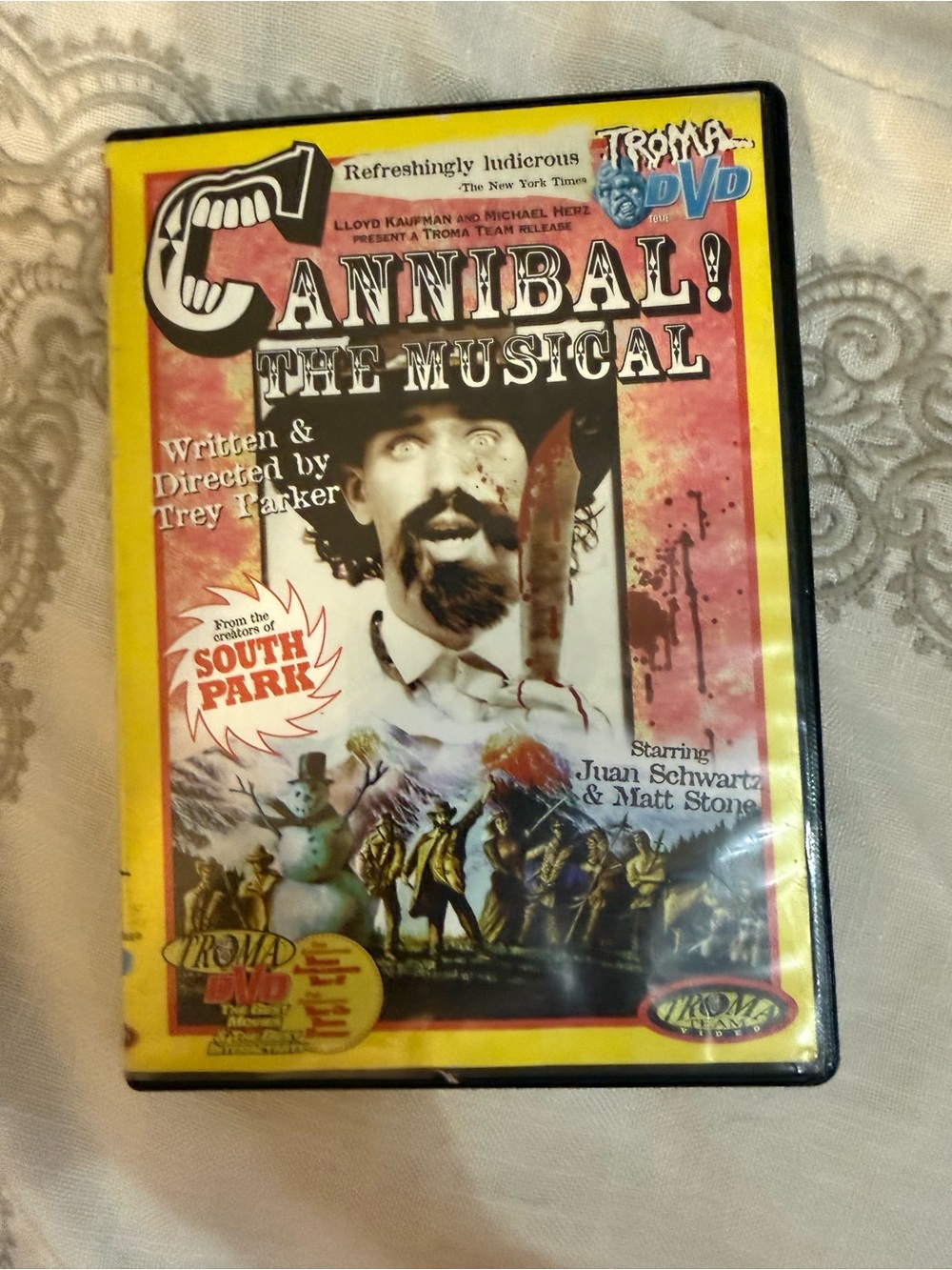 Cannibal The Musical DVD the disc is in great condition